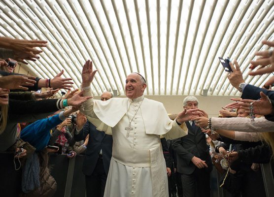 Pope Francis in Vatican city